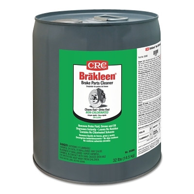 CRC 05086 Brakleen Brake Parts Cleaner, 5 gal Pail, Solvent Odor, Non-Chlorinated