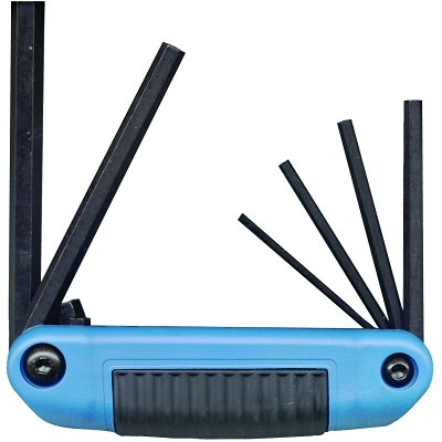 Eklind Tool 25161 Ergo-Fold Hex Key Sets, 6 per set, Hex Tip, Metric