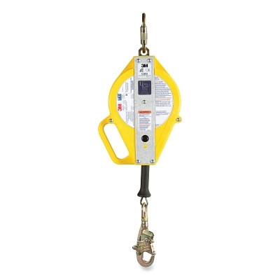DBI-SALA 7012819275 Ultra-Lok Self Retracting Cable Lifeline, Stainless Steel, 50 ft L, 310 lb, Swivel Snap Hook