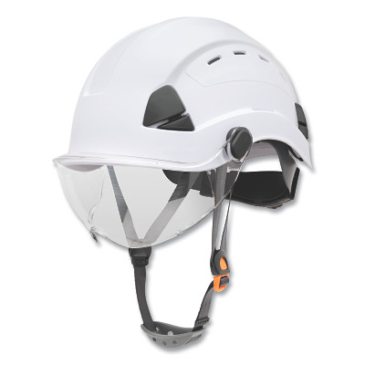 Fibre-Metal by PIP FSH11001 Safety Helmet, 6-point Ratchet Suspension, Vented, White