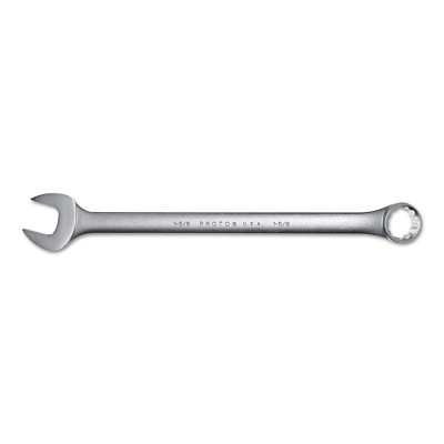 Proto J1252 TorquePlus Combination Wrench, 1-5/8 in Opening, 23 in OAL, 12-point, SAE, Satin
