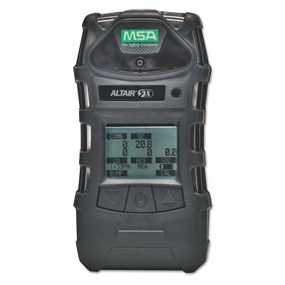 MSA 10116926 ALTAIR 5X Multigas Detector Standard Kit, CO/H2S/LEL/O2, Monochrome LCD Display, 10 ft Sampling Line, 1 ft Probe