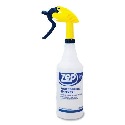 Zep HDPRO36 Professional Sprayer Bottle, 32 oz, White/Yellow/Blue