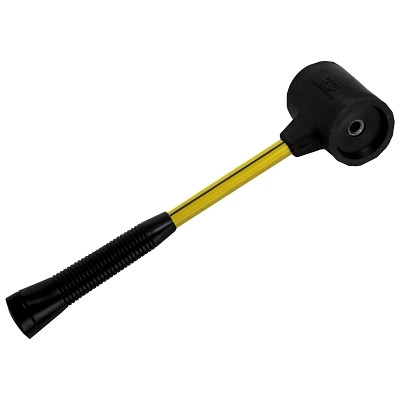 Nupla 09550 SPS Composite Soft Face Hammer, 1 lb Head, 1-1/2 in dia, 12-1/2 in Handle L, Yellow