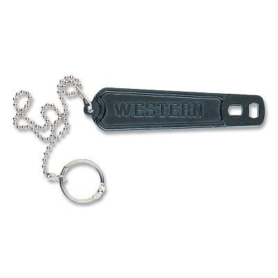 Western Enterprises MCW2BC Cylinder Wrench, For Oxygen Cylinders, Metal, with Security Chain