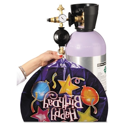 Western Enterprises BR4HG Professional Foil/Latex Balloon Inflator, Helium, CGA 580, 3000 psi inlet