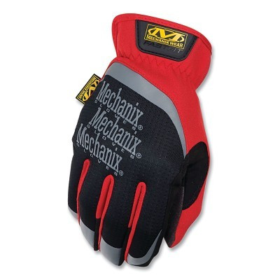 Mechanix Wear MFF-02-008 FastFit Gloves, Spandex/Synthetic Leather/TrekDry, Small, Red/Black/Grey