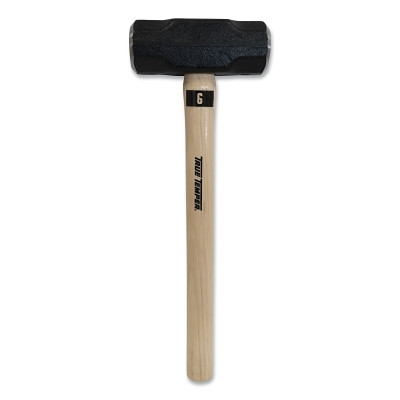 TRUE TEMPER 20186000 TOUGHSTRIKE American Hickory Sledge Hammer, 6 lb, 17 in Handle