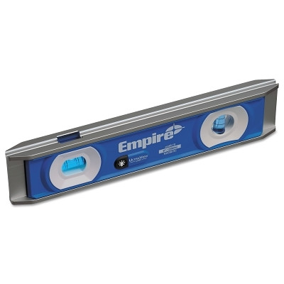 Empire Level EM9510 Ultraview LED Magnetic Torpedo Level, 9 in, 2 Vials