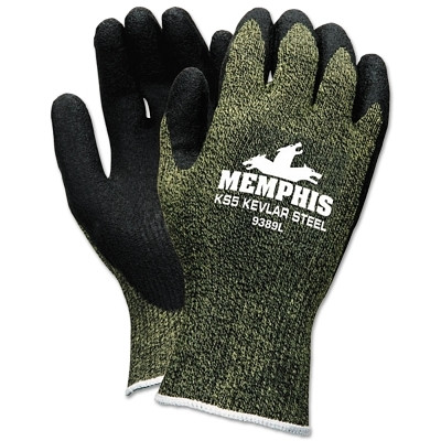 MCR Safety 9389L KS-5 Gloves, Large, Green/Black