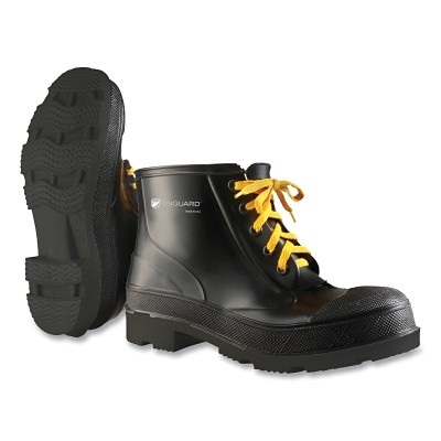ONGUARD 8660400.08 Monarch Steel Toe Ankle Boots, Size 8, Polyester/PVC, Black