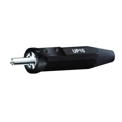 Lenco 05270 Machine Plug, UP-10, Single Oval-Point Screw Connection, 4 to 1/0 Cable Cap, Black