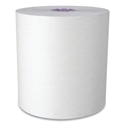 Scott 02001 Scott Essential High-Capacity Hard Roll Towel, White, 8 in W x 950 ft L Roll, 6 EA/CA