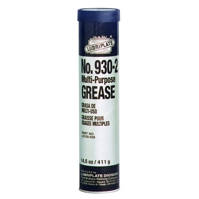 Lubriplate L0100098 930 Series Multi-Purpose Grease, 14 1/2 oz, Cartridge, NLGI Grade 2