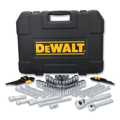 DeWalt DWMT45407 TOUGHSERIES Mechanics Tool Set, 100Pc, 1/4 in and 3/8 in Drive