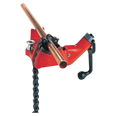Ridgid 40195 Top Screw Bench Chain Vise, BC410A, 1/8 in to 4 in Pipe Cap