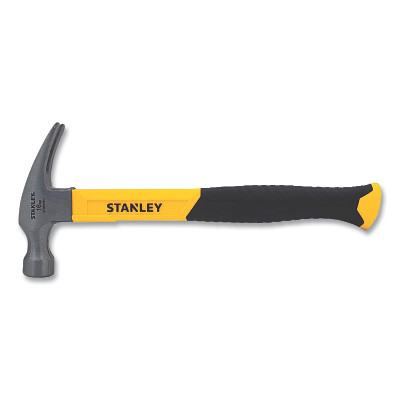 Stanley STHT51512 Claw Fiberglass Hammer, Steel, 13 in, 16 oz Head
