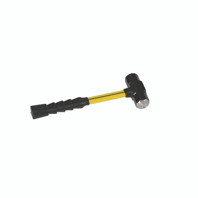 Nupla 27035 Blacksmith's Double-Face Steel-Head Sledge Hammer, 3 lb, 14 in SG Grip Handle