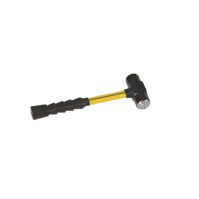 Nupla 27035 Blacksmith's Double-Face Steel-Head Sledge Hammer, 3 lb, 14 in SG Grip Handle