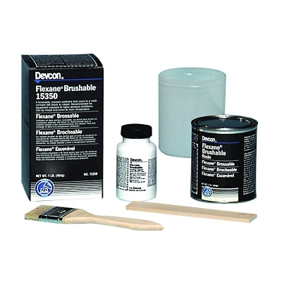 Devcon 15350 Flexane Brushable, 1 lb, Black