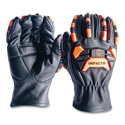 IMPACTO IG99960 Ultimate Impact and Cut Protection Gloves, 2X-Large, Black/Orange