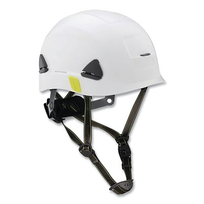 Fibre-Metal by PIP CSH10001 Climbing Style Safety Helmet, Type II, Dual Locking Rachet Suspension, Non-Vented, White