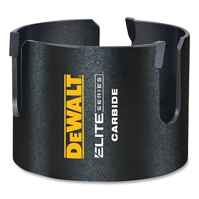 DeWalt DAH4358 ELITE SERIES Hole Saw, Carbide, Multi-Material Cutting, 3-5/8 in dia Cutting x 2-7/16 in D Cutting