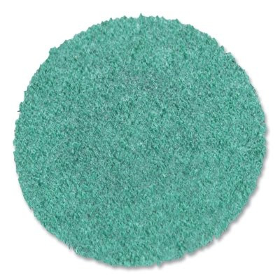 3M 7100225151 Roloc Green Corps Disc, 3 in dia, 40 Grit, 20000 RPM, Ceramic Aluminum Oxide