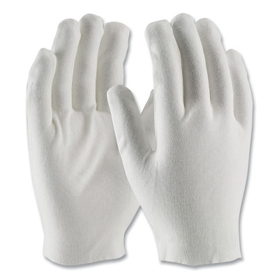 CleanTeam 97-540 CleanTeam Heavy Weight Cotton Lisle Inspection Gloves, Mens Size