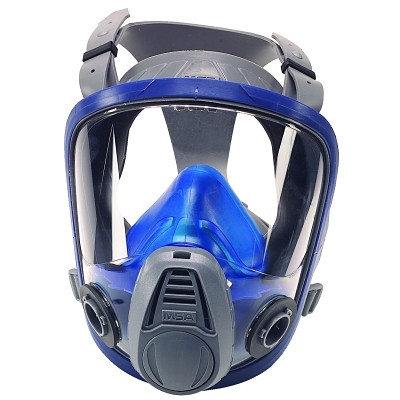 MSA 10031309 Advantage 3200 Full-Facepiece Respirator, Medium, European Harness