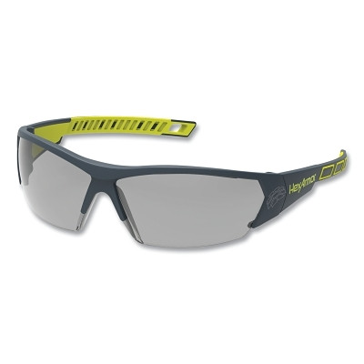 HexArmor 11-14003-02 MX250 Safety Glasses, Grey 23%, TruShield, Gray/Lime, Panoramic Lens