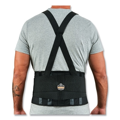 Ergodyne 11400 ProFlex 1400 Universal Size Back Support Brace, Black