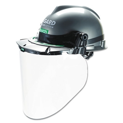 MSA 10115853 V-Gard Accessory System General Purpose Visor, Anti-Fog, Anti-Scratch, Clear, 18 in L x 10-3/8 in H