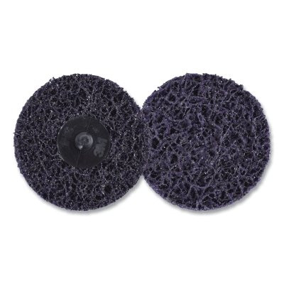 Scotch-Brite 7100176094 Roloc+ Clean and Strip XT Pro Disc, 4 in dia, Extra Coarse, 15000 RPM, Silicon Carbide, XO-DR, Purple