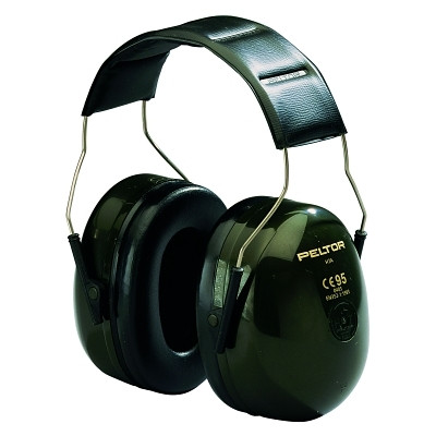 3M 7000009669 PELTOR Optime 101 Earmuff, 27 dB NRR, Dark Green, Over-the-Head
