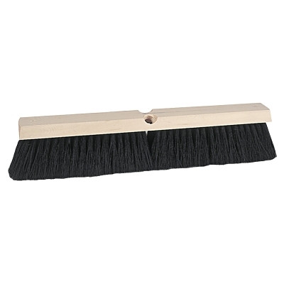 Weiler 25232 Vortec Pro Medium Sweeping Brush, 24 in, 3 in Trim L, Black Tampico