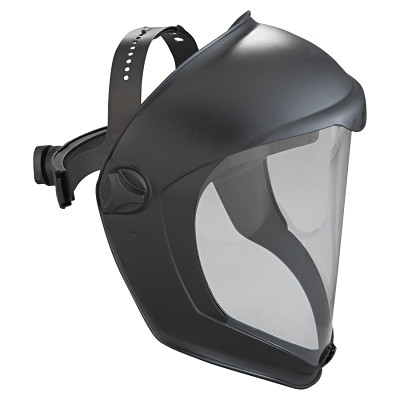 Uvex by PIP S8510 Bionic Face Shield Clear Polycarbonate Lens Matte Black Frame