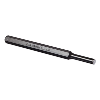 Mayhew Tools 21019 Pin Punches, 6 in, 5/16 in tip, Alloy Steel, Full Finish