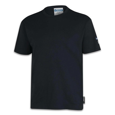 OBERON ZFI109-2XL FR/Arc-Rated Safety Shirt, ZFI109, Short-Sleeve, Pullover, Cotton Knit, 2XL, Navy Blue
