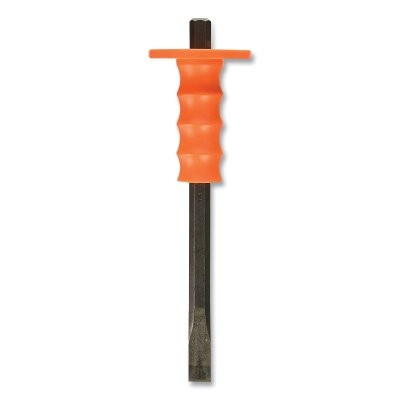 Mayhew Tools 12205 Cold Chisel with Guard, 12 in L, 3/4 in Cutting Width, Steel