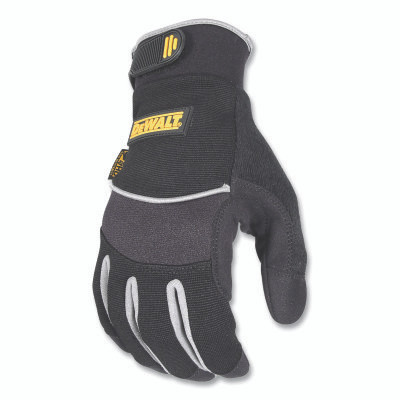 DeWalt DPG200M All-Purpose Synthetic Performance Gloves, Synthetic Leather, Medium, Black/Gray