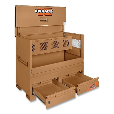 KNAACK 89-D-KL Piano Box with Keyed Lock, Model 89-D, 30 in W x 49 in H, with Junk Trunk, 3KL