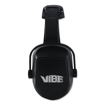 Jackson Safety 20778 H70 VIBE Earmuffs, 27 dB, Black, Hard Hat Mounted, Thermoplastic/Foam