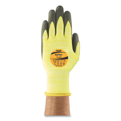 HyFlex 124125 11-423 Heat Resistant Gloves with High Visibility, Size 11, Yellow/Black
