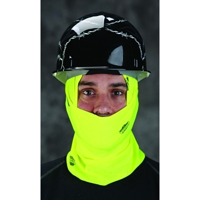 Ergodyne 42108 Chill-Its 6485 Neck Gaiter, Hi-Vis Lime