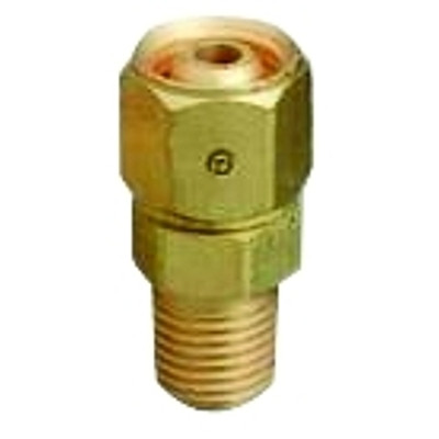 Western Enterprises 123 Brass Hose Adaptor, Male/Female Swivel, B-Size, RH
