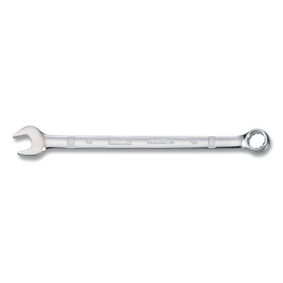 DeWalt DWMT72211OSP Combination Wrench, 10 mm, 6-11/32 in OAL, 12-point, Full Polish Chrome