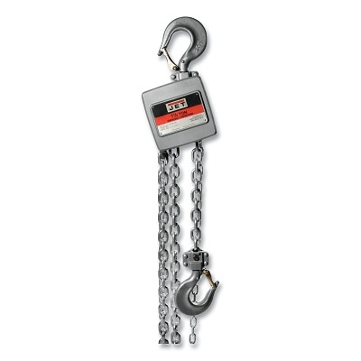 Jet JT9-133122 AL-100 Series Hand Chain Hoist, 1-1/2 ton, 15 ft Lift, 1 Fall, 72 lbf