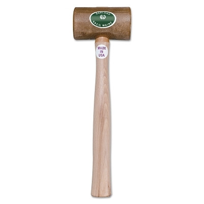 Garland Mfg 11004 Rawhide Mallet, 11 oz, 3-1/2 in L, Wood Handle