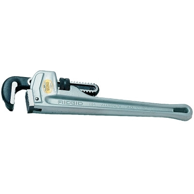 Ridgid 31090 Aluminum Straight Pipe Wrench, 810, 10 in